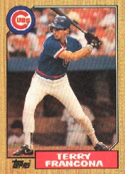 1987 Topps Baseball Cards      785     Terry Francona